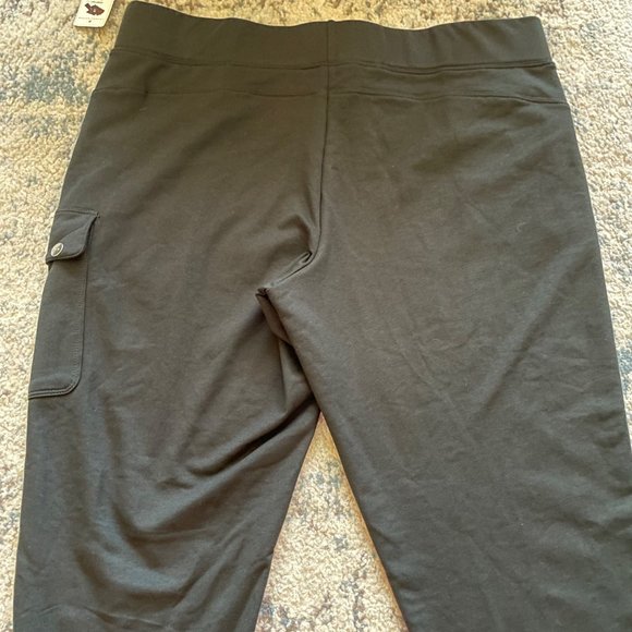 Lauren Ralph Lauren | LRL Active Black Cargo Pants Pockets Womens XL NWT Yoga - Picture 9 of 11